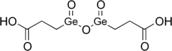 Strukturformel von 2-Carboxyethylgermaniumsesquioxid
