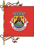 Flagge des Concelhos Alcácer do Sal