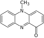 Strukturformel von Pyocyanin