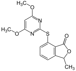 Strukturformel von Pyriftalid