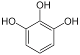 Strukturformel von Pyrogallol