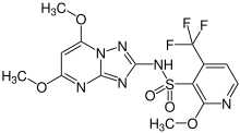 Strukturformel von Pyroxsulam