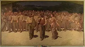 Il Quarto Stato (Der vierte Stand) (Giuseppe Pellizza da Volpedo)