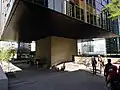 Betonpfeiler Eingang