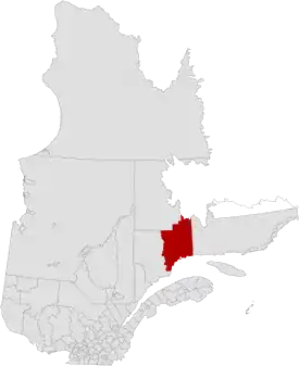 Lage der MRC Sept-Rivières