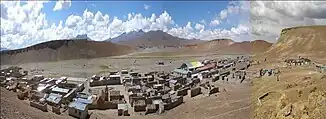 Peña Barrosa (Quetena Chico)mit dem Uturuncu im Hintergrund