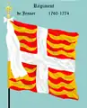 Régiment de Jenner 1763 bis 1774→ Régiment d’Aulbonne 1774 bis 1783→ Régiment de Châteauvieux 1783 bis 1792