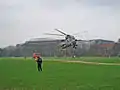 Hubschrauberlandung noch im Fælledparken
