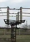 Geschlossener Drehtrenner russischer Bauart für 110&nbsp;kV