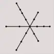 Radialnetz(z. B. Boston, Budapest, Buenos Aires, Chicago)