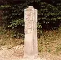 Frühneuzeitliches Gebotszeichen bei Rožmberk nad Vltavou (Tschechische Republik)
