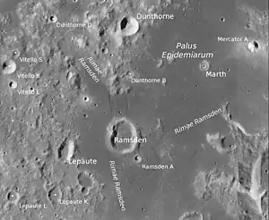Ramsden und Umgebung (LROC-WAC)