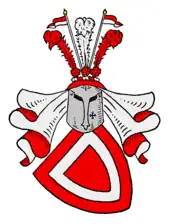 in Rot ein silberner Innenbord (von Randow)
