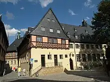 Rückseite des Rathauses