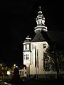 Lüttringhauser Rathaus am Abend