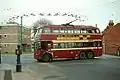 Reading, Großbritannien: Wendeschleife auf einer Straßenkreuzung (1966)