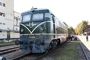 Für die dieselelektrischen ÖBB 2050 lieferte das SGP-Werk Lokomotivfabrik Floridsdorf die Drehgestelle (1958)