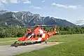 Bis November 2019 kam ein Leonardo da Vinci zum Einsatz. Heute noch fliegt ein Hubschrauber dieses Typs in Untervaz in Graubünden.
