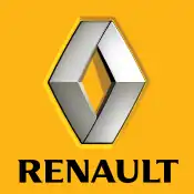 Das Fotologo mit eingearbeitetem Renault-Schriftzug.2007 bis 2015