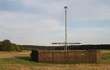 Die Kurzwellen-Reusenantenne des Bodenseesenders