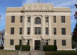 Richardson County Courthouse, gelistet im NRHP Nr. 90000965