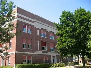 Das Ringgold County Courthouse in Mount&nbsp;Ayr, seit 1981 im NRHP gelistet