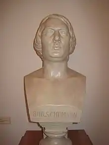 Büste Robert Schumanns von Johann Peter Götting (1852)