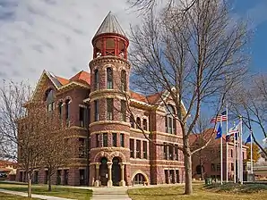 Rock County Courthouse & Jail, seit 1977 im NRHP gelistet