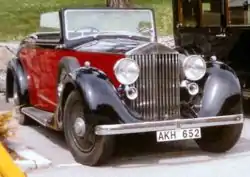 Rolls-Royce 25/30 hp Cabriolet (1937)