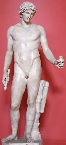 2.&nbsp;Jahrhundert, römisch:Apollo mit Pfeil und Bogen