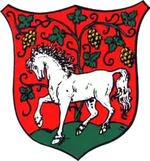 Roß und Weinrebe für Roßwein
