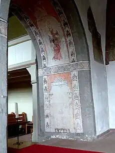 Fresken in der Christuskirche in Rumbach
