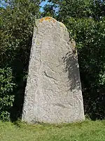 Der Runenstein von Seby ist mit 3&nbsp;m der höchste auf Öland