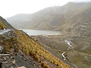 Laguna Incachaca an der Ruta 3 (links oben) nordöstlich von La Paz