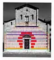 Anordnung der Fassade von Sant’Alessandro Maggiore, Lucca (12.&nbsp;Jh.)