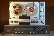 HiFi-Anlage von 1971: Receiver Studio 8035 und Vierspur-Tonbandgerät TG 543