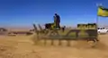 Ein MT-LB an der SDF während der Offensive