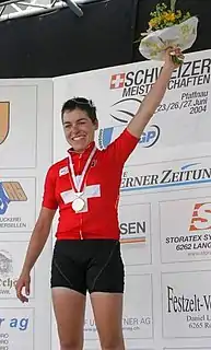 Sereina Trachsel bei der Schweizer Meisterschaft (2004)