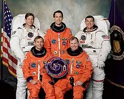 v. l. n. r. Michael Gernhardt, Kenneth Cockrell, James Newman, David Walker, James Voss