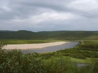Die niedrigsten Lagen können im Osten der Finnmarksvidda, in der Nähe von Karasjok und Tana gefunden werden.
Die Flusstäler sind in der Gegend nur 100–250 m hoch.