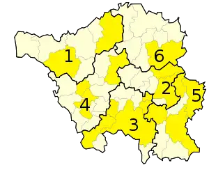 Landkreise im Saarland