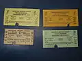 Kurzstreckenfahrscheine der Sabah State Railways