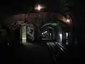 Bahnsteig und Tunnel der Linie&nbsp;9, Blick Richtung République