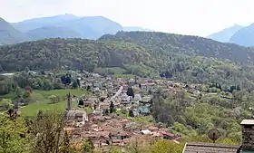 Vorne Sala Capriasca, hinten Vaglio