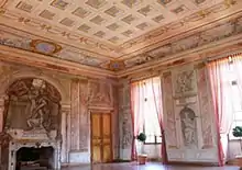 Theaterdekor für das Schloss Condé.
