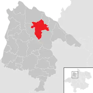 Lage der Gemeinde St. Roman im Bezirk Schärding (anklickbare Karte)