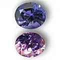 Saphir mit Farbwechsel 1,40&nbsp;ct