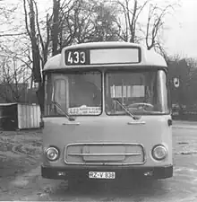 1975 Saturn II ex HHA als Postbus von Grande nach Aumühle eingesetzt