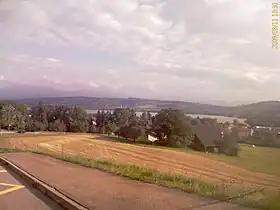 Blick auf Schenkon und den Sempachersee