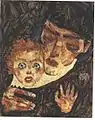 Egon Schiele: Mutter und Kind, 1912, Nr.&nbsp;370